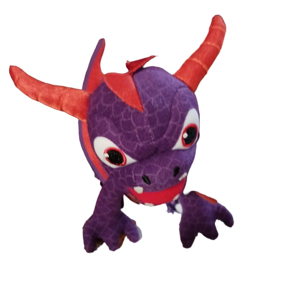 Skylanders Spyros The Purple Dragon Plush Stuffed Animal 2012 no Sounds.